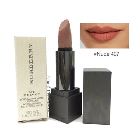 burberry lip velvet lipstick no 407 nude|Burberry lipstick reviews.